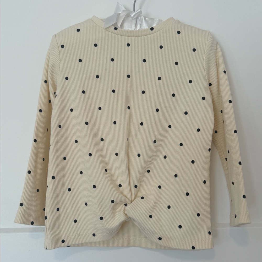 Chelsea & Violet (Toddler) Twisted Polkadot Top